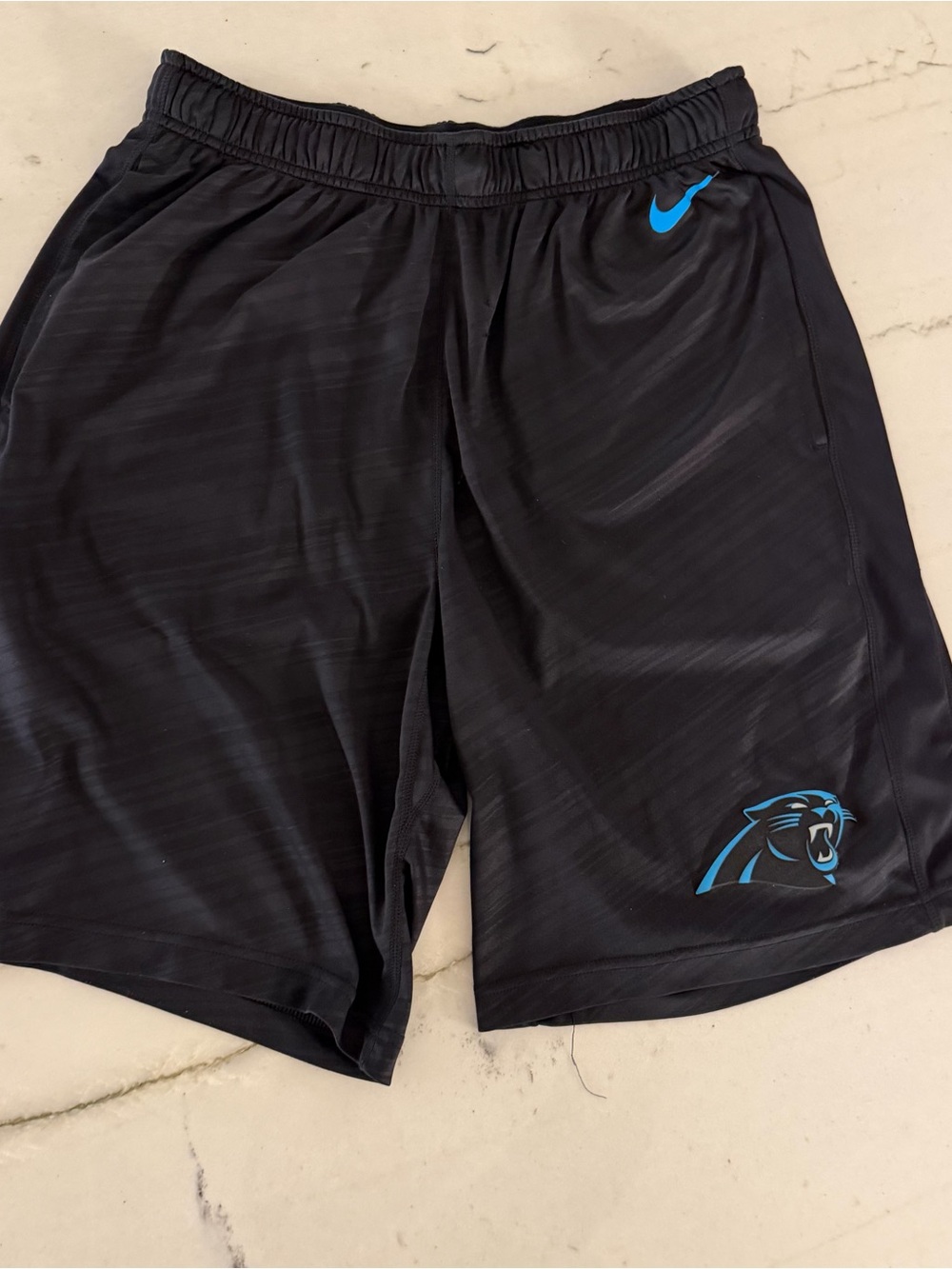 Nike NFL Carolina Panthers Athletic Training Gym Shorts Men’s Size M